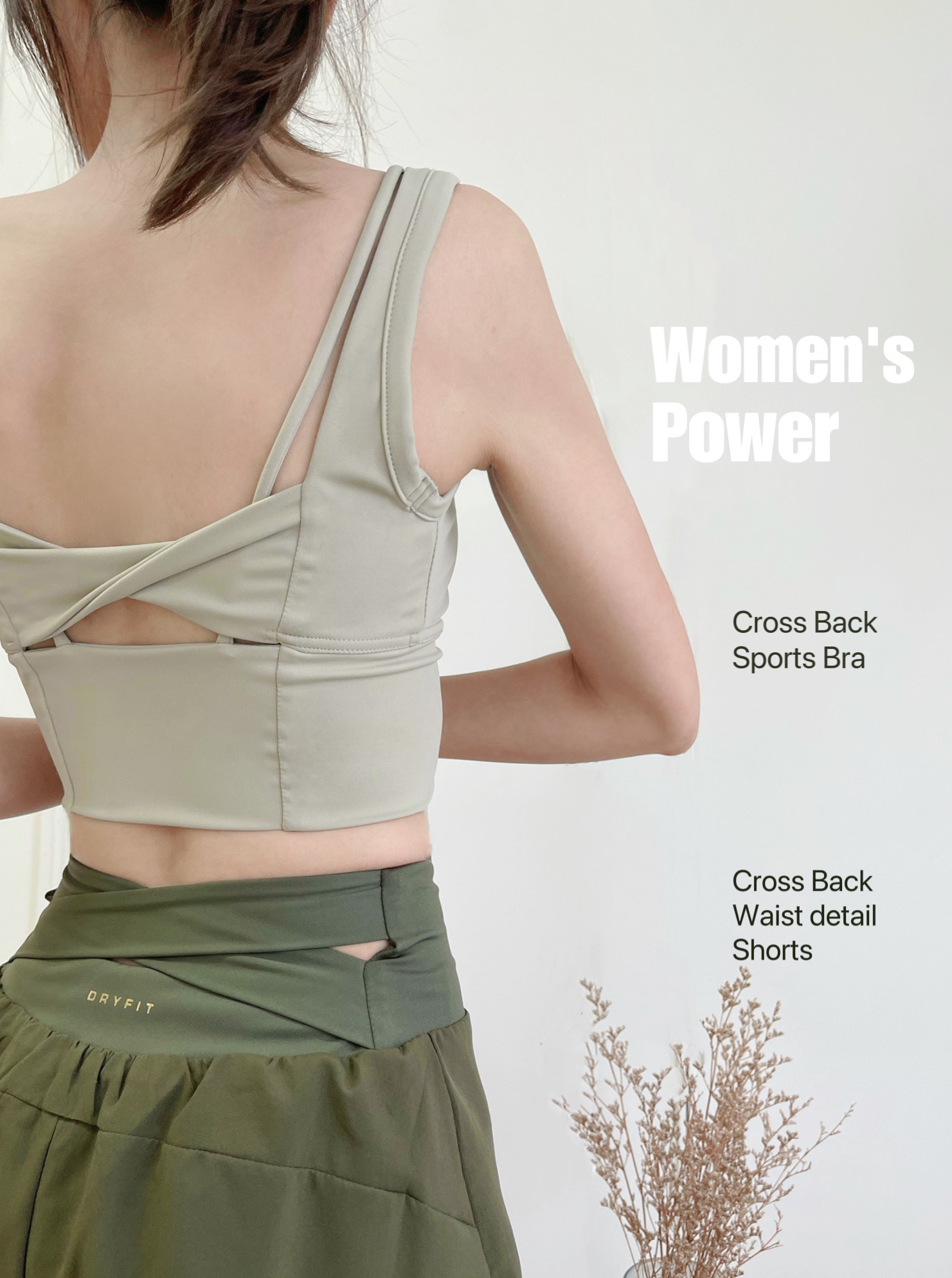 Cross-back Detail Active Bra_SP236L33
