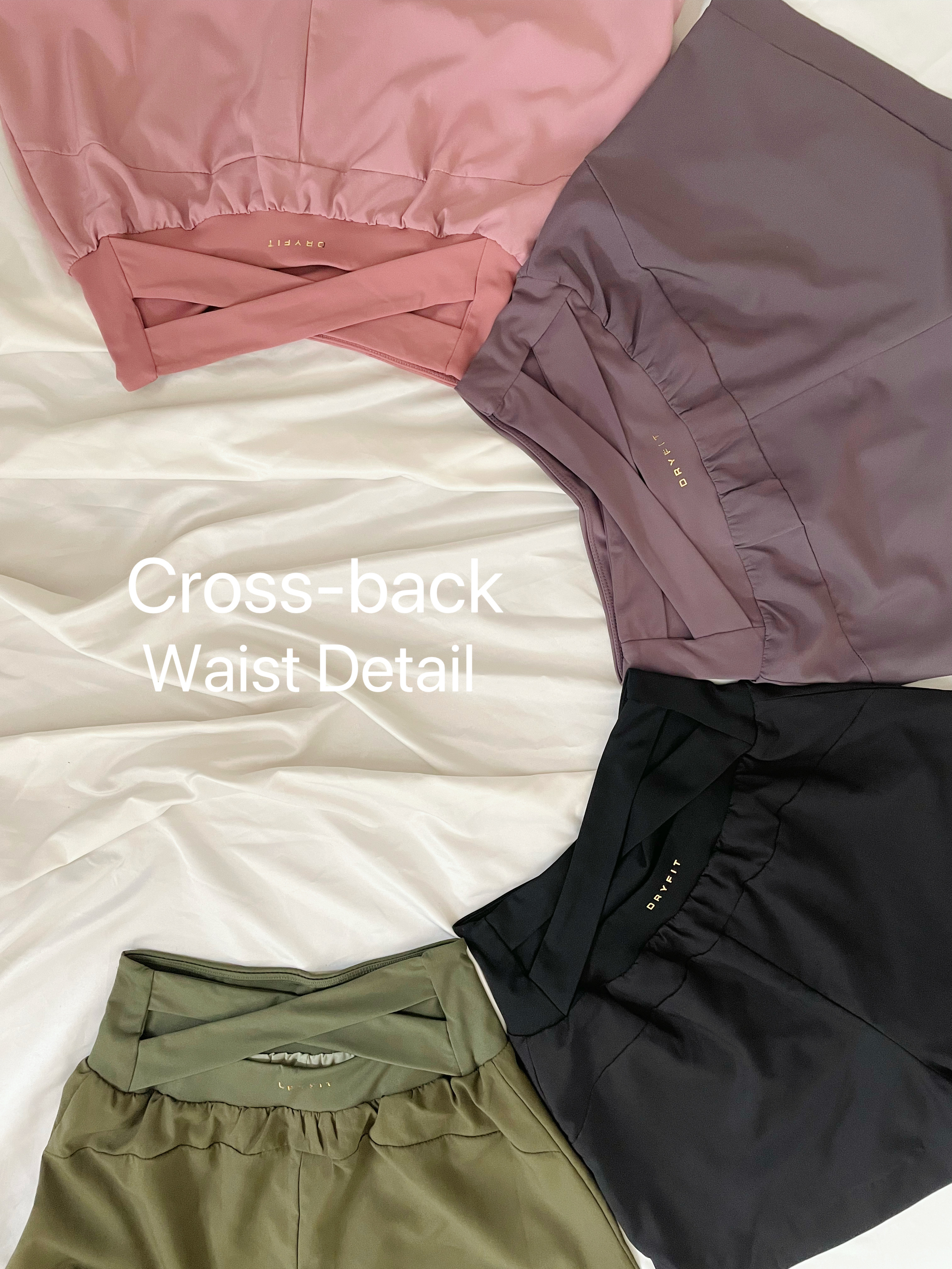 Cross-back Waist Detail Shorts_SP236L35