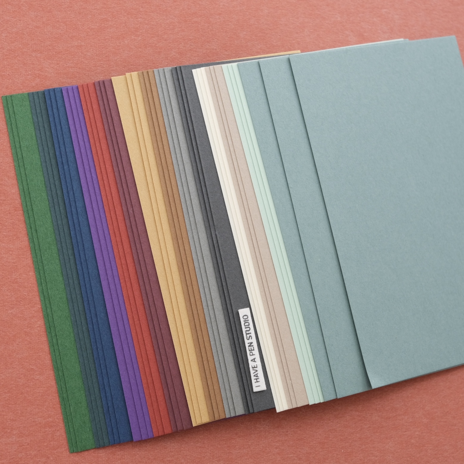 無孔 MICRO5尺寸 低彩度古典色素材紙 classic color paper｜一分之一工作室 臺灣