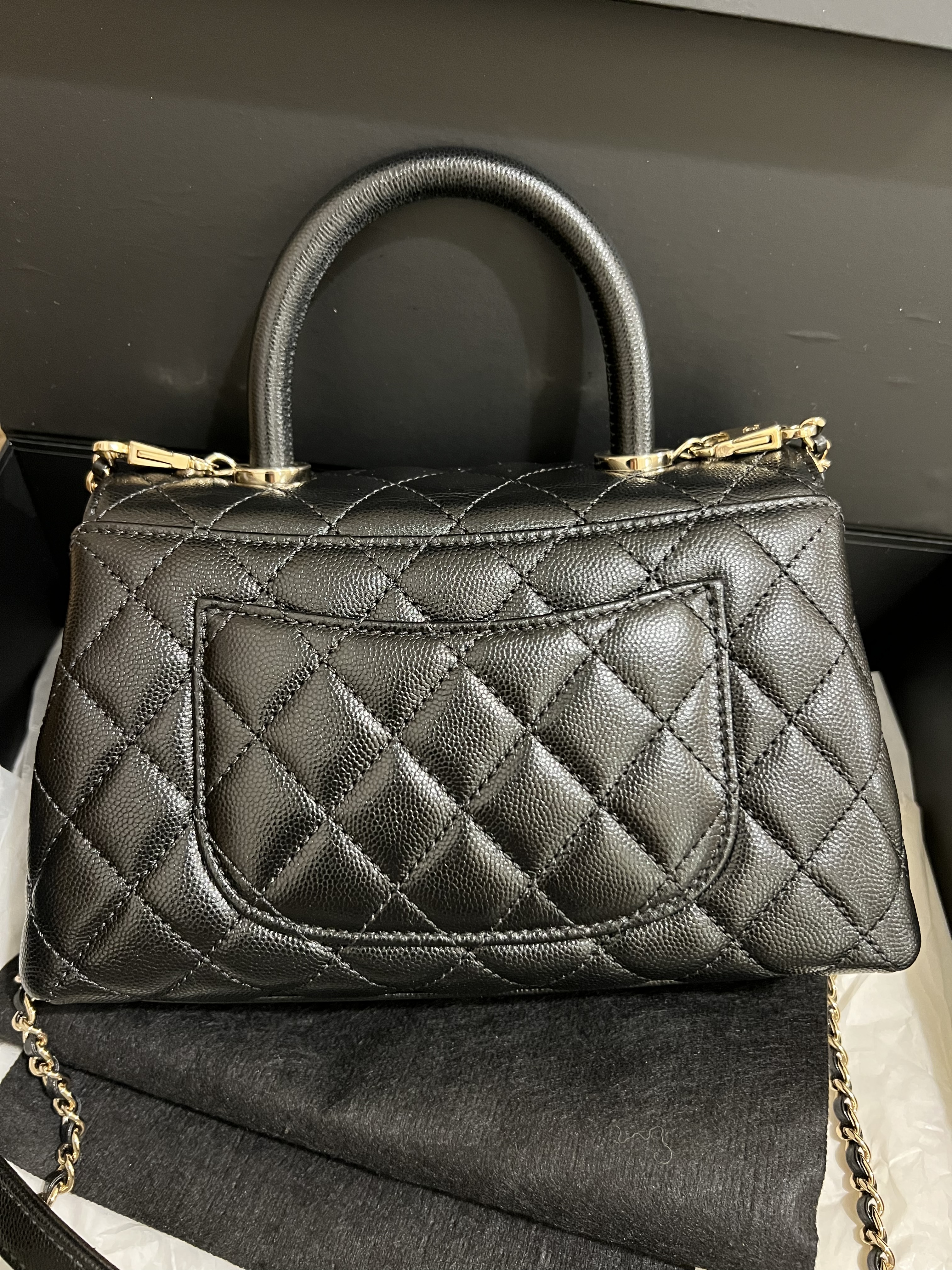 *Unused* Chanel Coco Handle Small (Caviar)