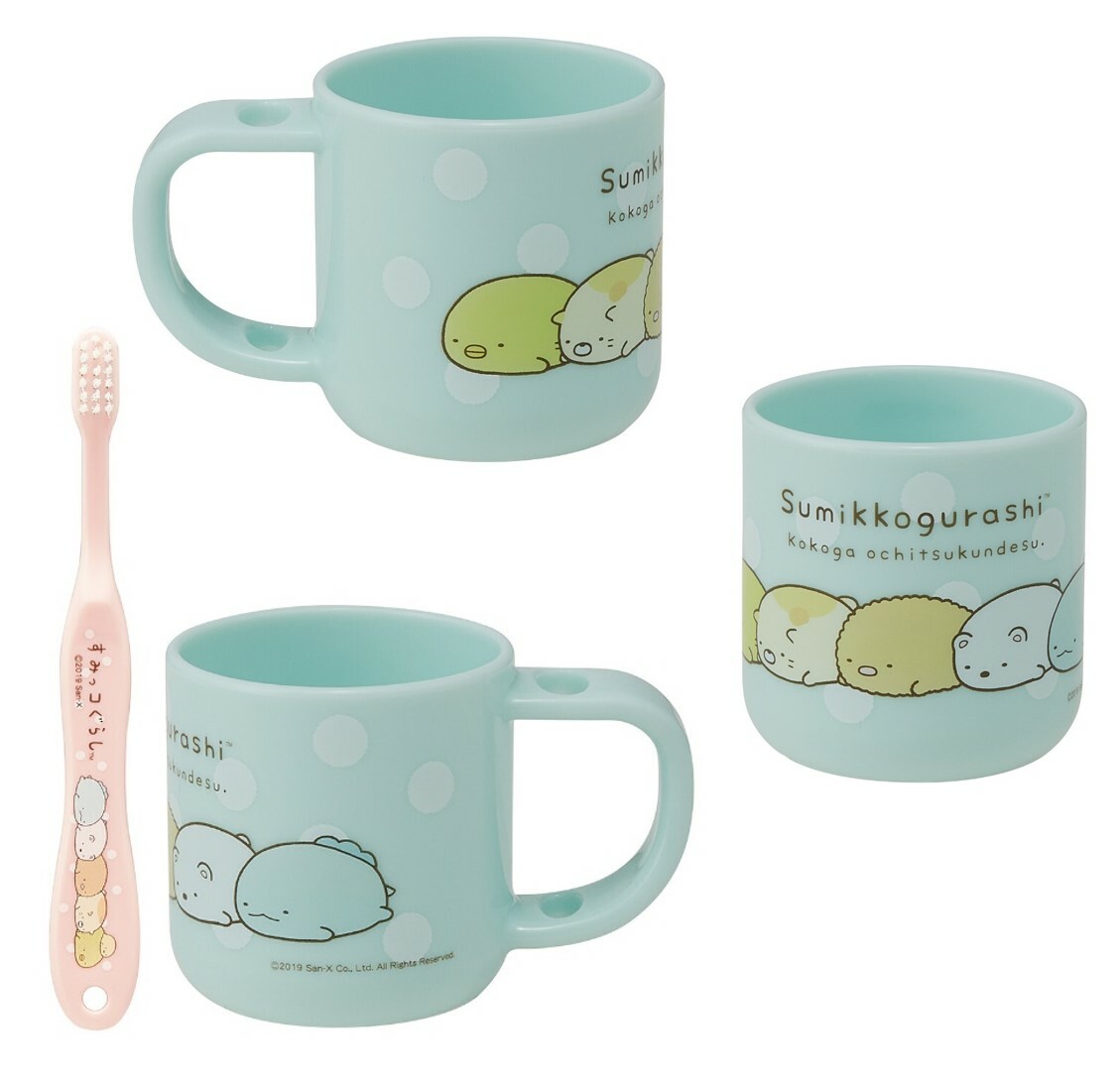 角落生物 - 兒童杯牙刷套裝(日本直送)