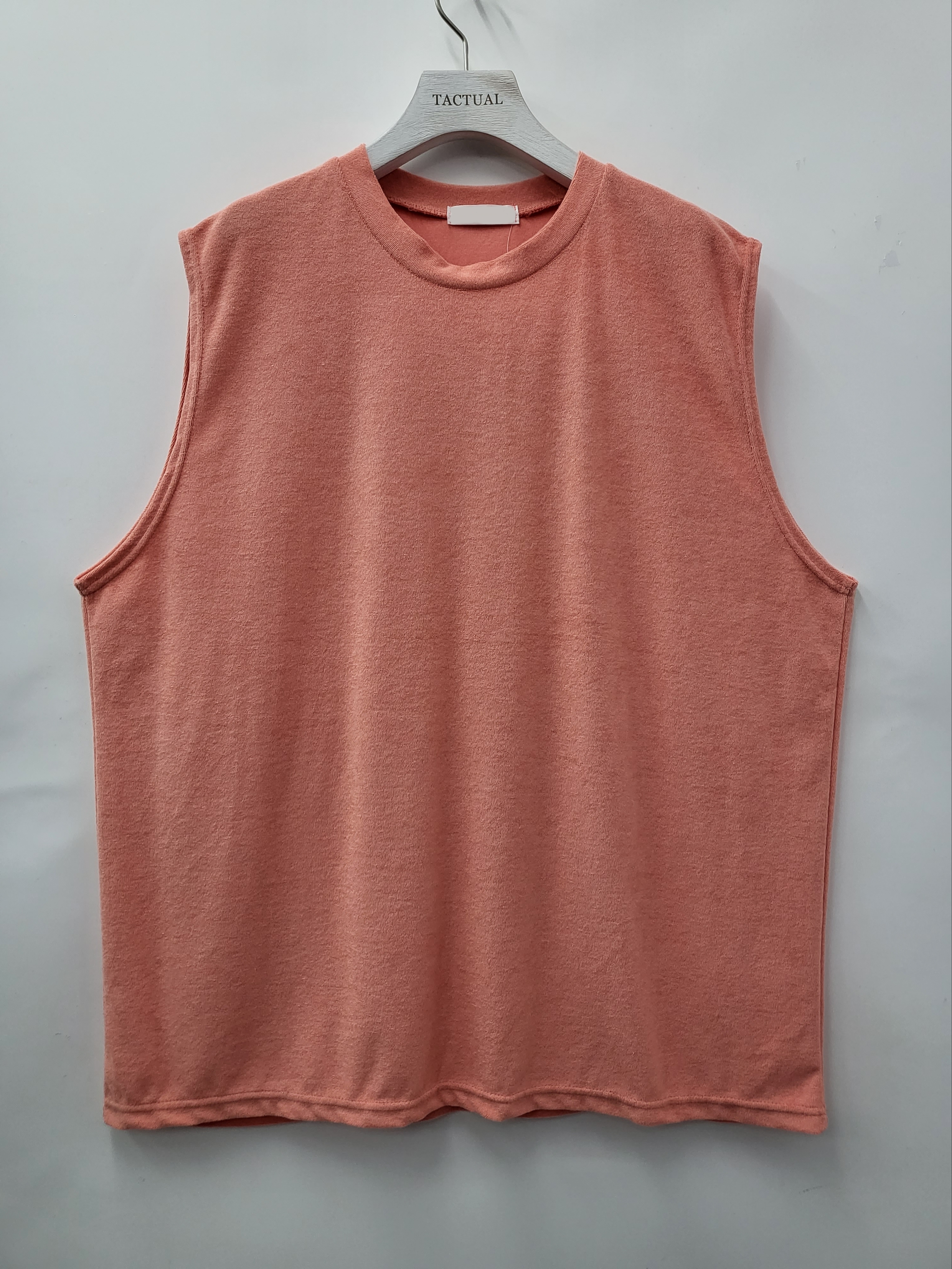 淨色毛巾質地背心 V918