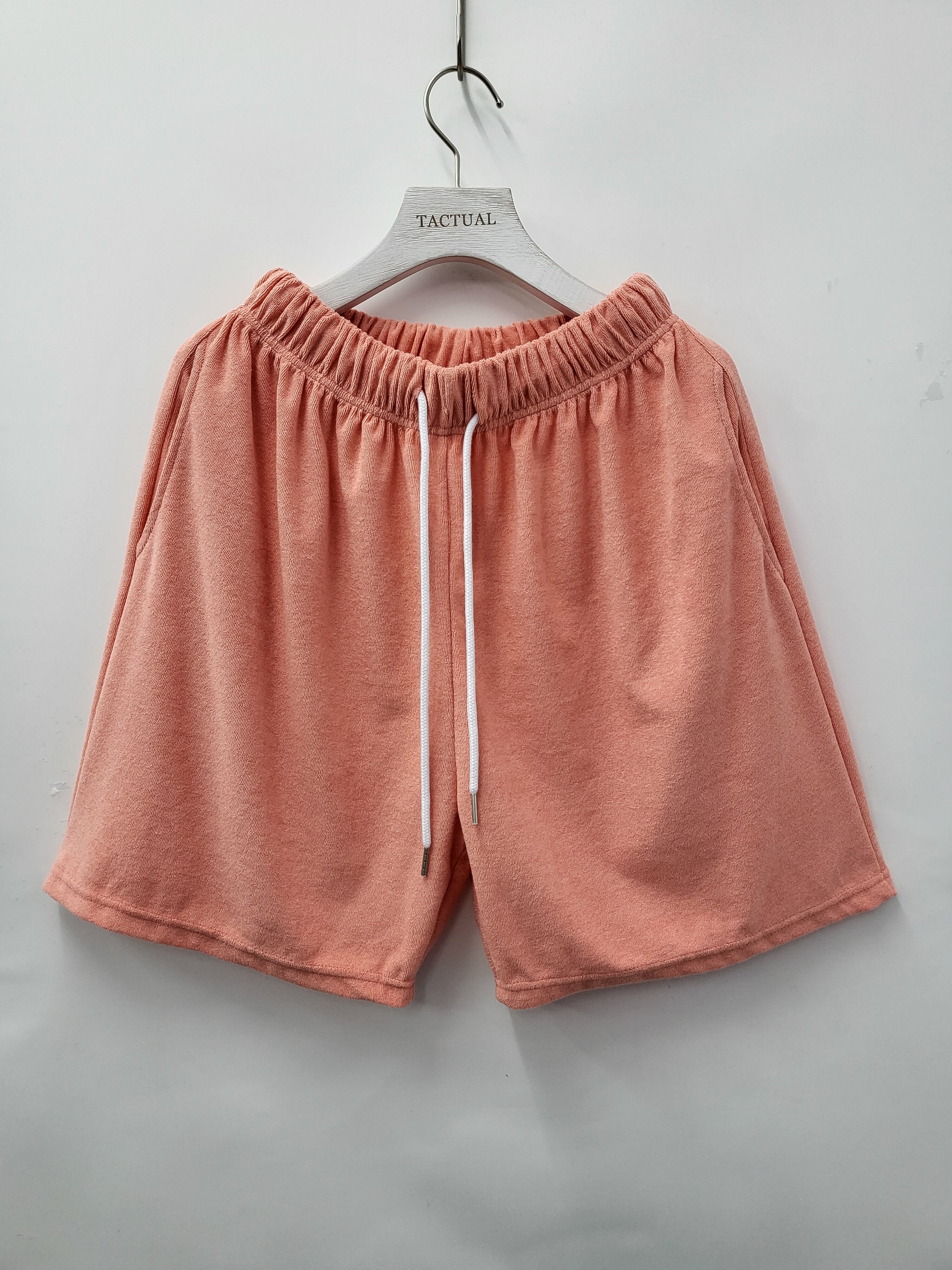 淨色毛巾質地短褲 P2407