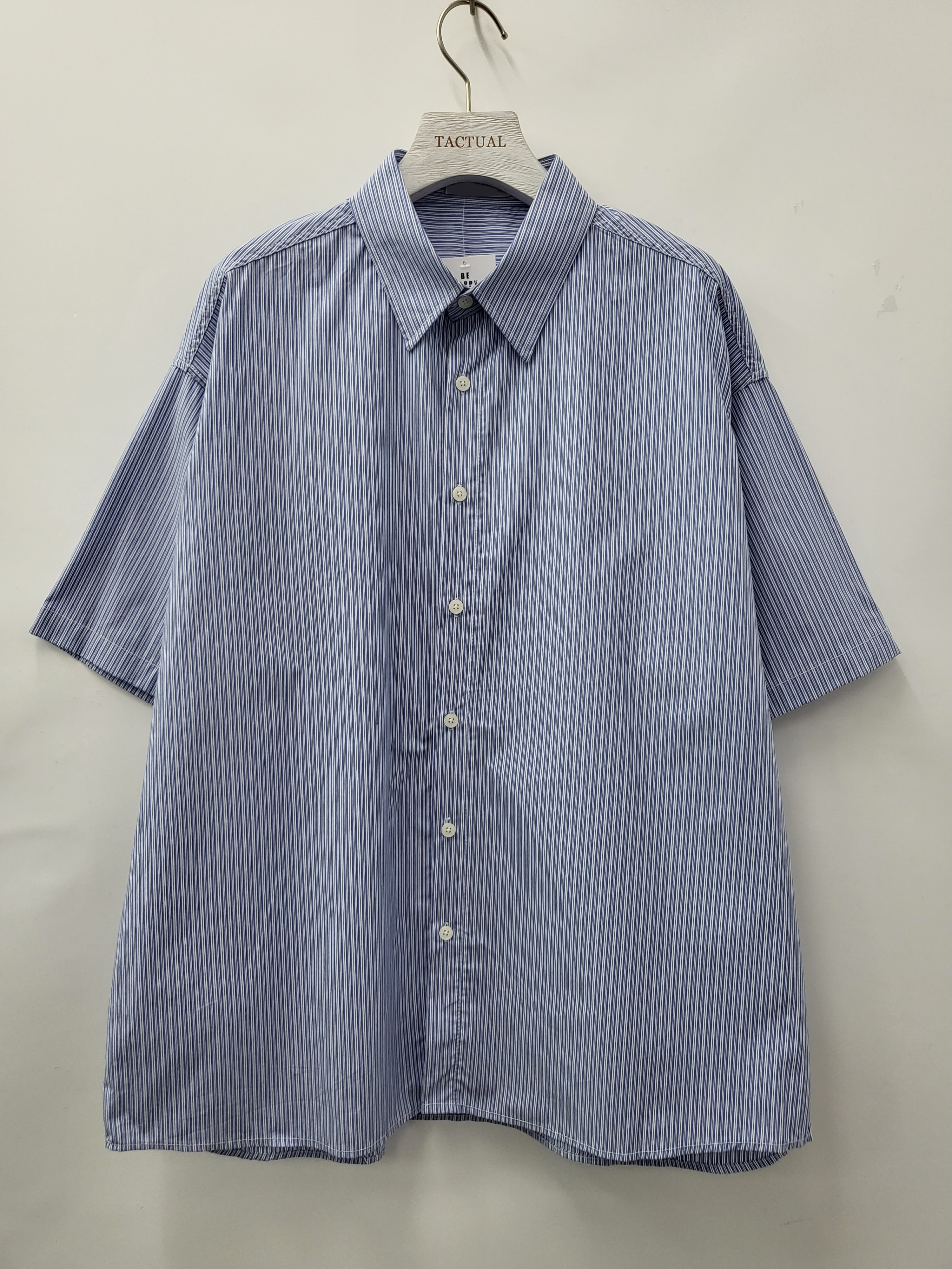 條子短袖恤衫 S2030