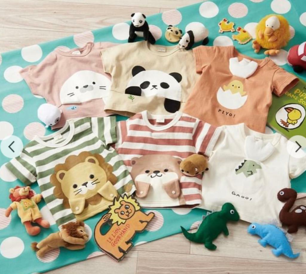 (現貨)🇯🇵日本直送 Peekaboo 獅子/熊貓 衫仔