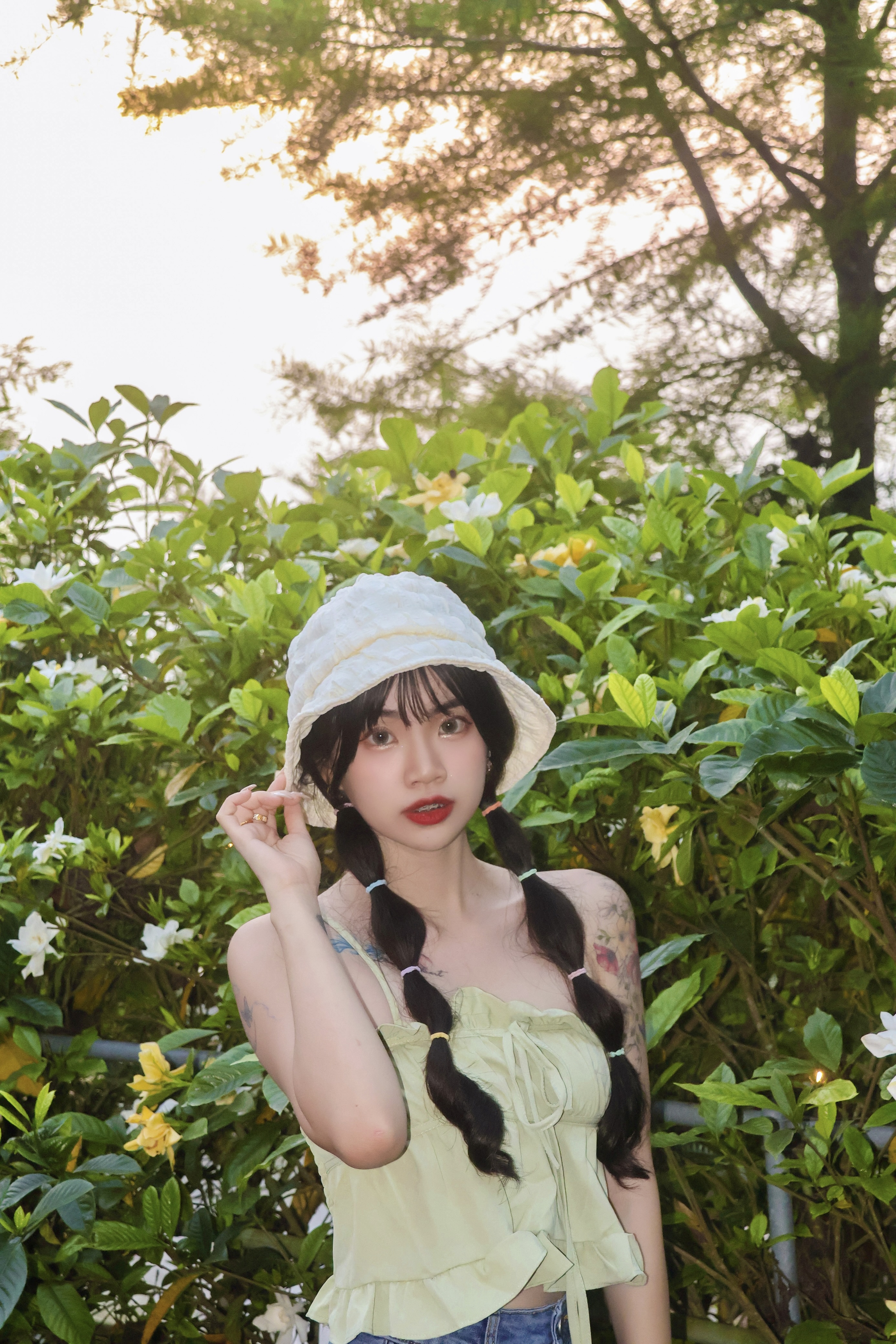 夏日🫧花花泡泡漁夫帽