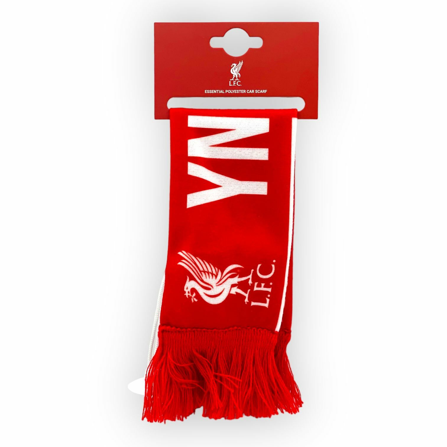 利物浦紅白色YNWA頸巾車飾