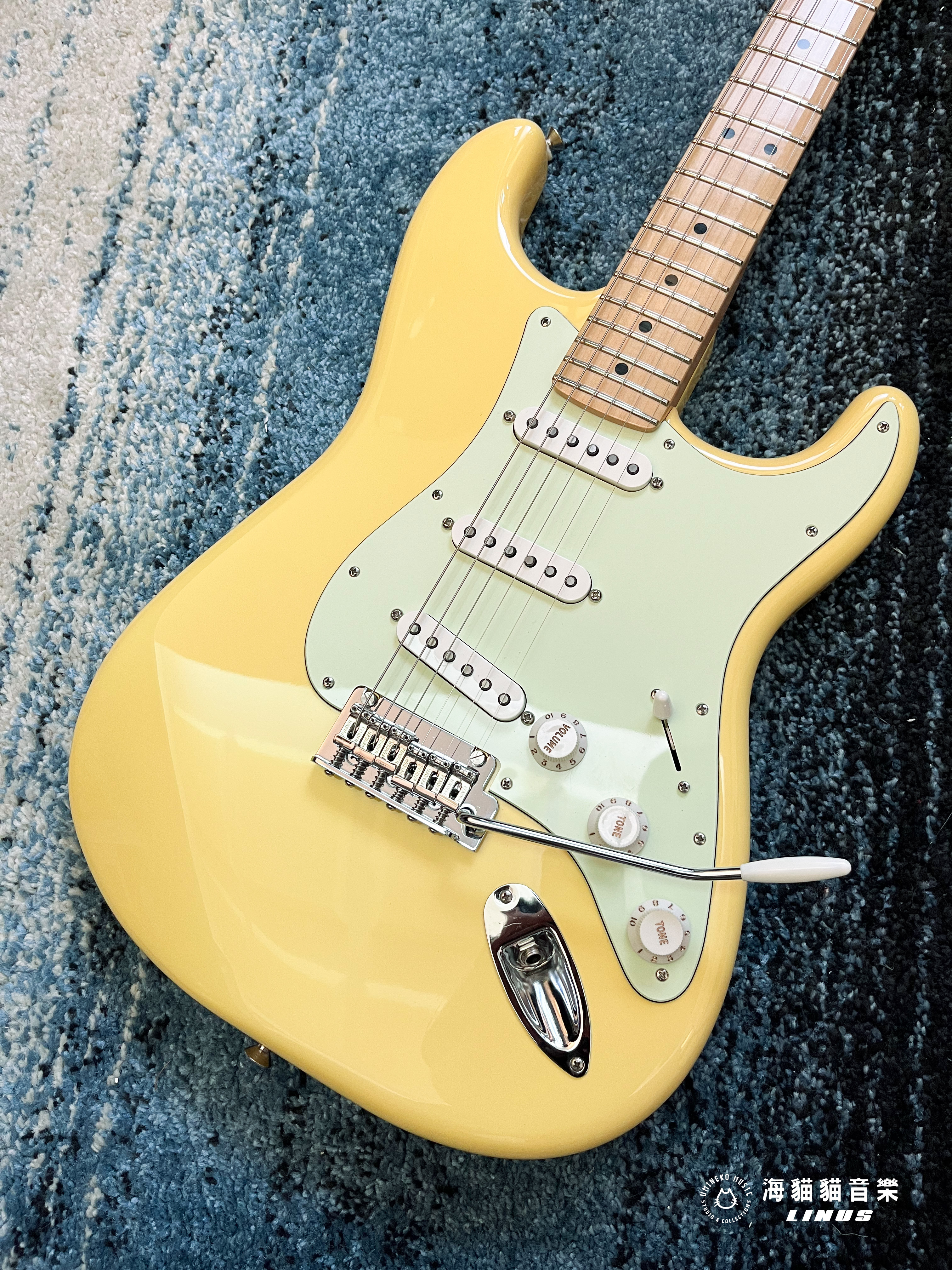 近全新！》Fender Player Stratocaster Buttercream 墨西哥製-電吉他