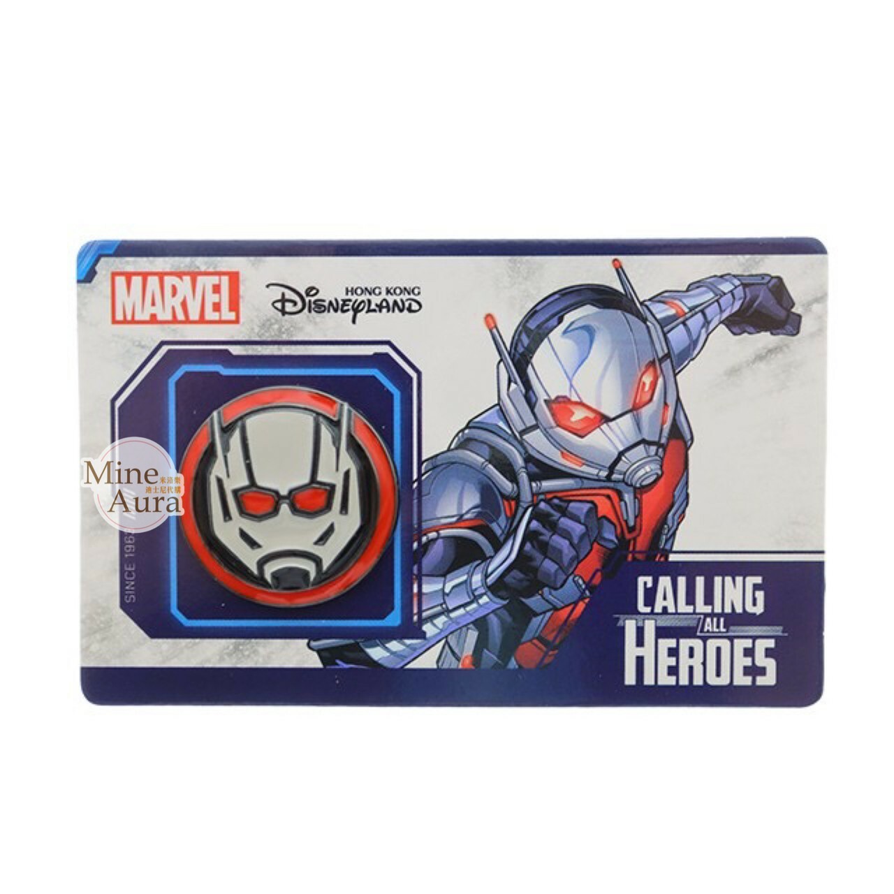 CALLING-ALL-HEROES 蟻人 Ant-Man 標誌 徽章 PIN 漫威 Marvel -香港迪士尼樂園