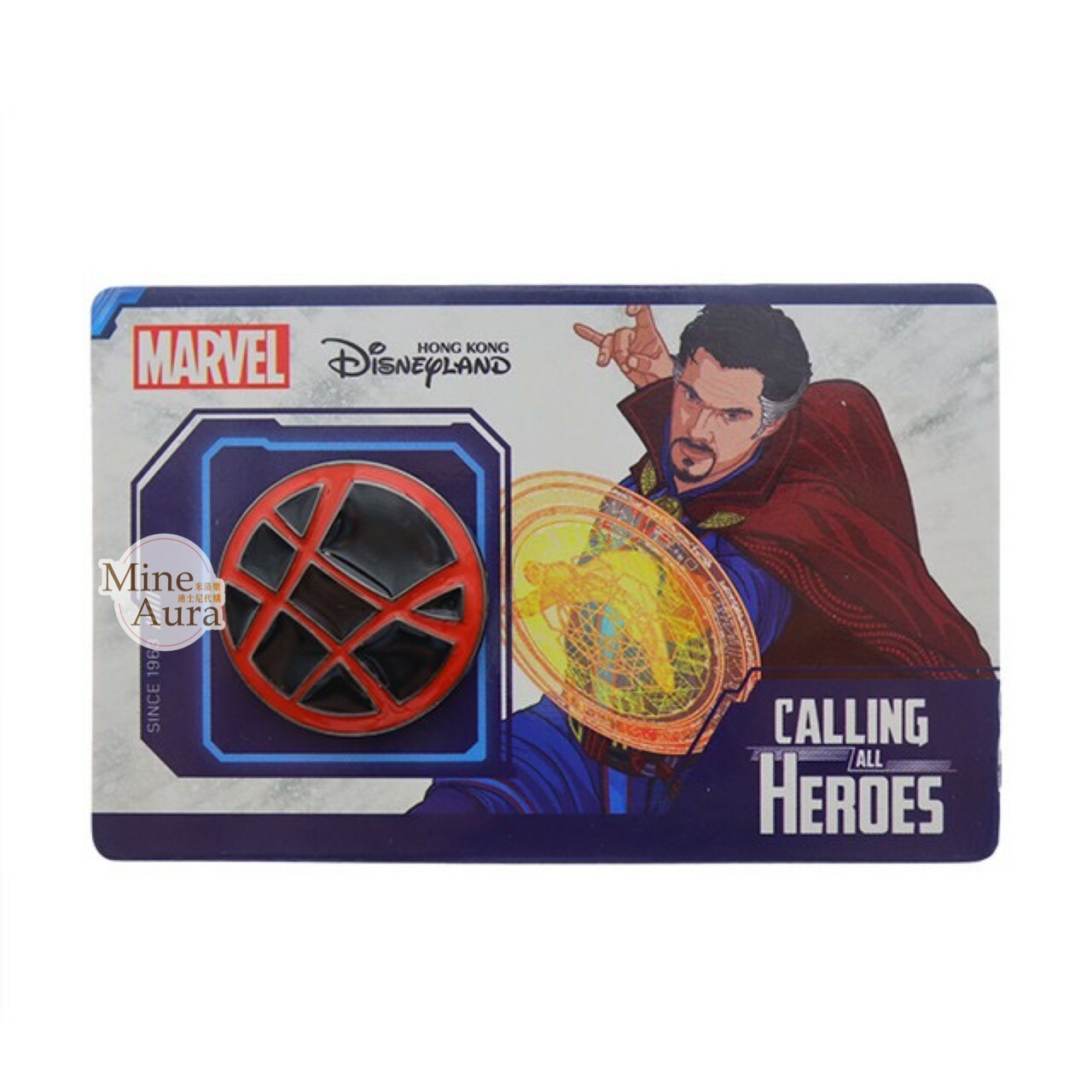 CALLING-ALL-HEROES 奇異博士 Doctor Strange 標誌 徽章 PIN 漫威 Marvel -香港迪士尼樂園