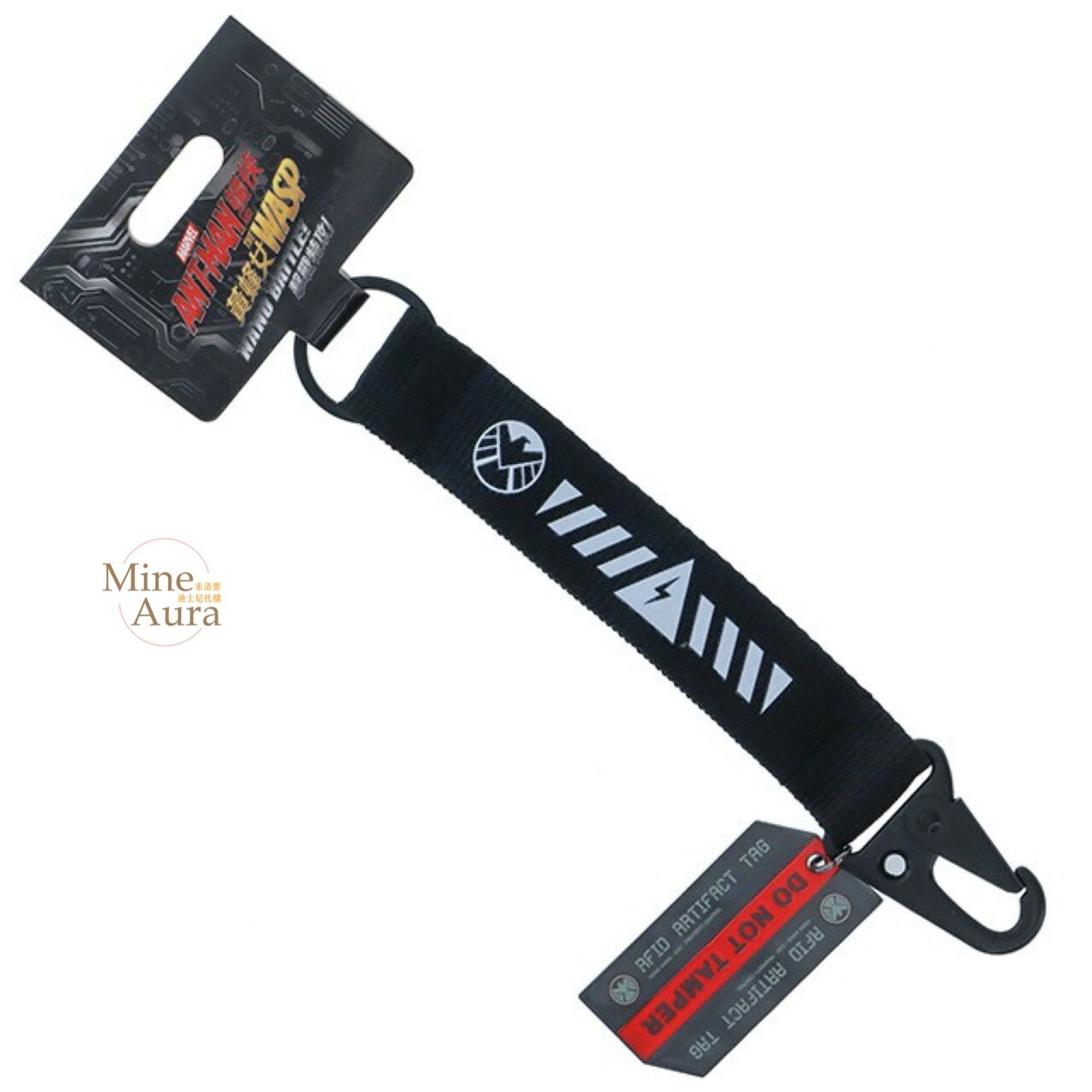 神盾局 標誌 吊牌造型 萬用扣 鑰匙圈 吊飾 漫威 Marvel -香港迪士尼樂園