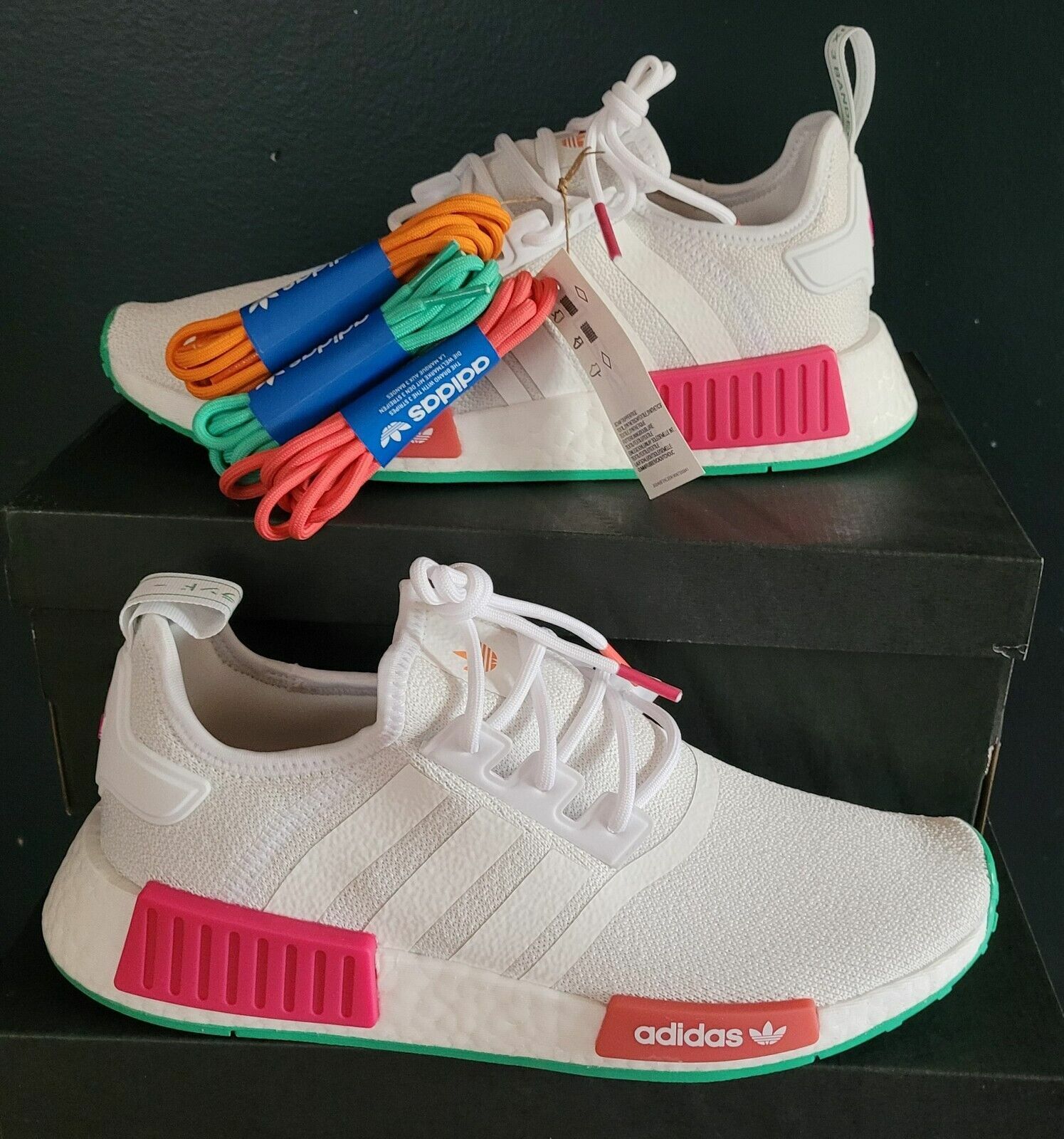 Originals nmd r1 white rose best sale