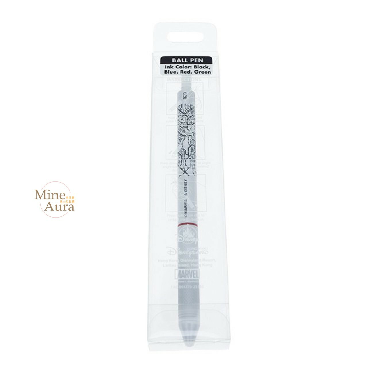 蟻人 Ant-Man 黃蜂女 Wasp 造型 多色 圓珠筆 漫威 Marvel -香港迪士尼樂園