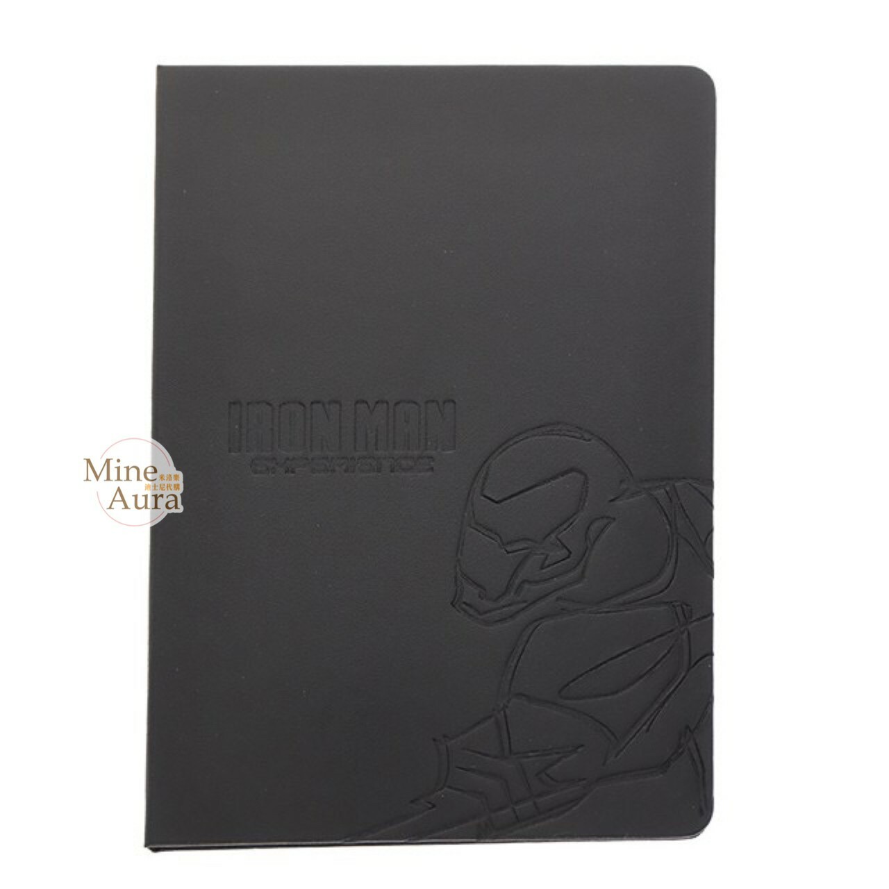 鋼鐵人 Iron Man 壓紋圖案 記事本 筆記本 漫威 Marvel -香港迪士尼樂園