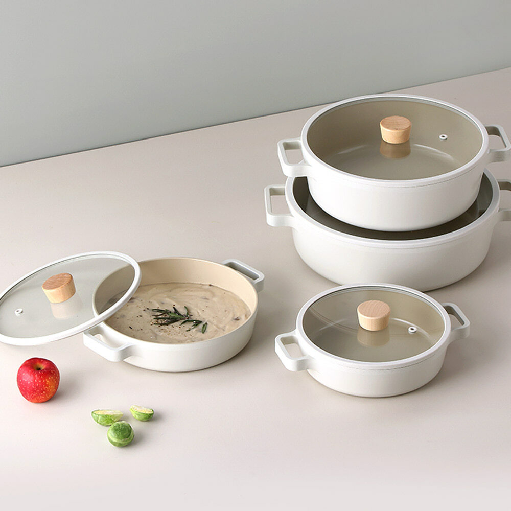 Fika 矮身煮食煲 (20cm/22cm/26cm/30cm)