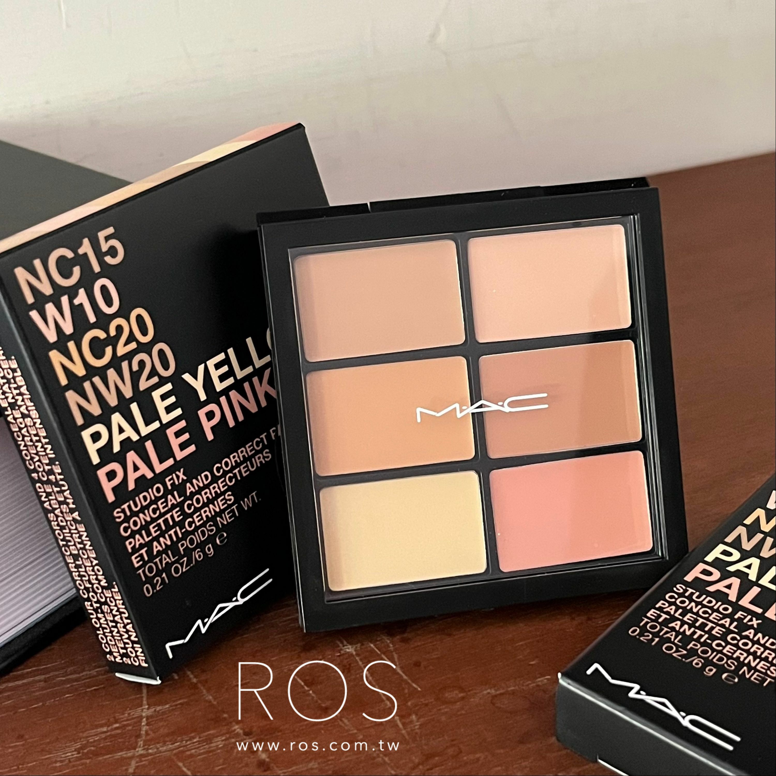 MAC 超持妝六色遮瑕盤 #Light