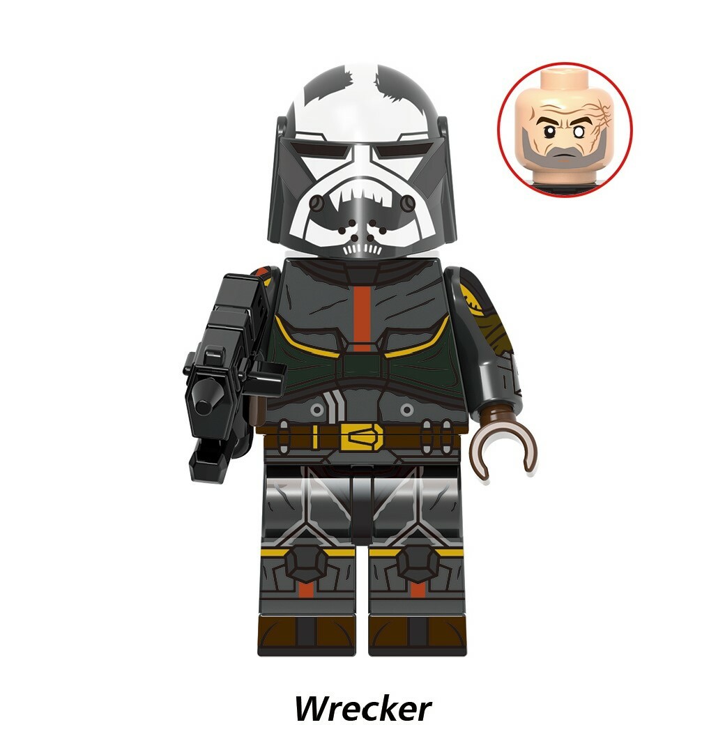 Wrecker Star Wars Custom Minifigures Minifigs Fit Lego GH0127