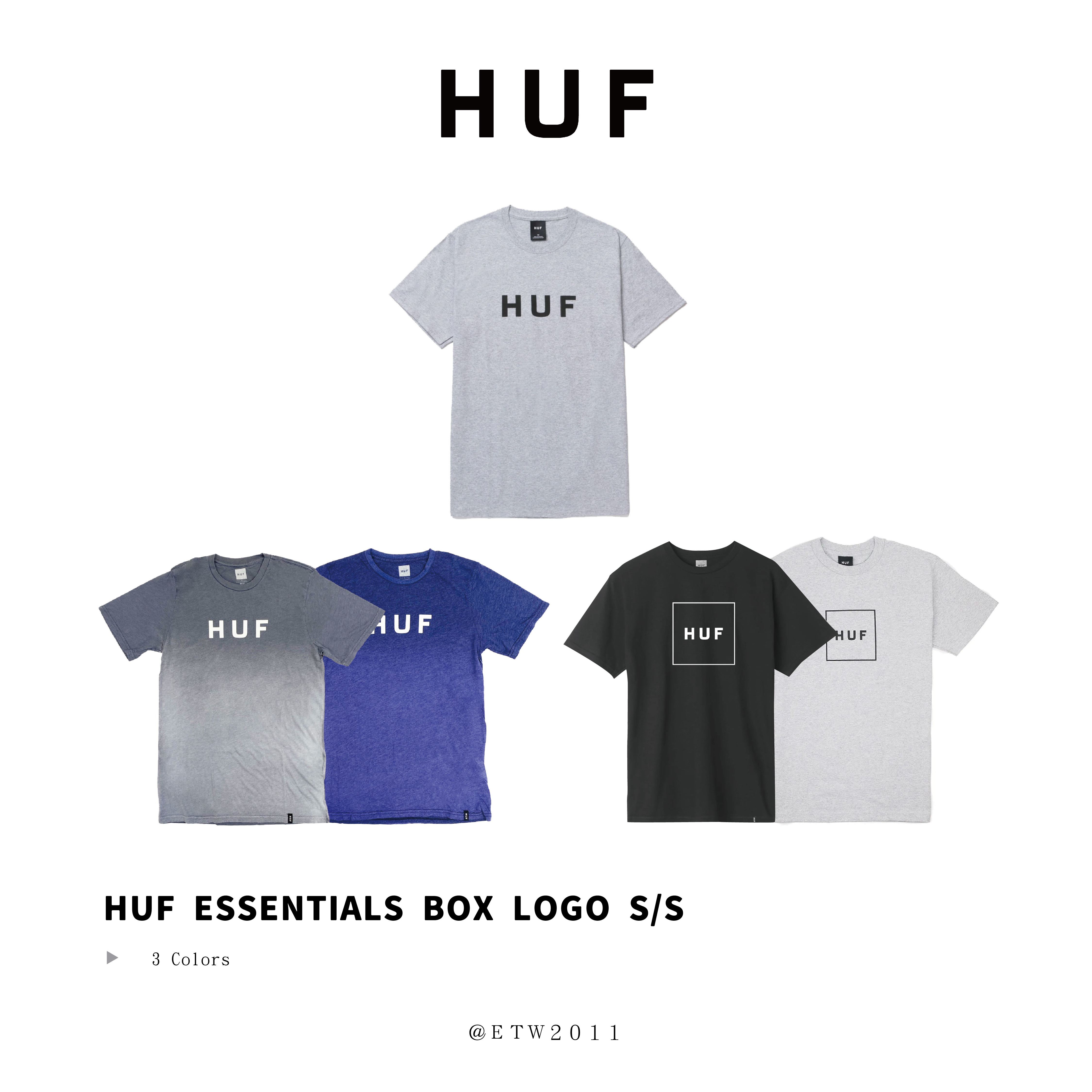 ☆ETW☆【EASY TO WEAR】HUF ESSENTIALS BOX LOGO S/S