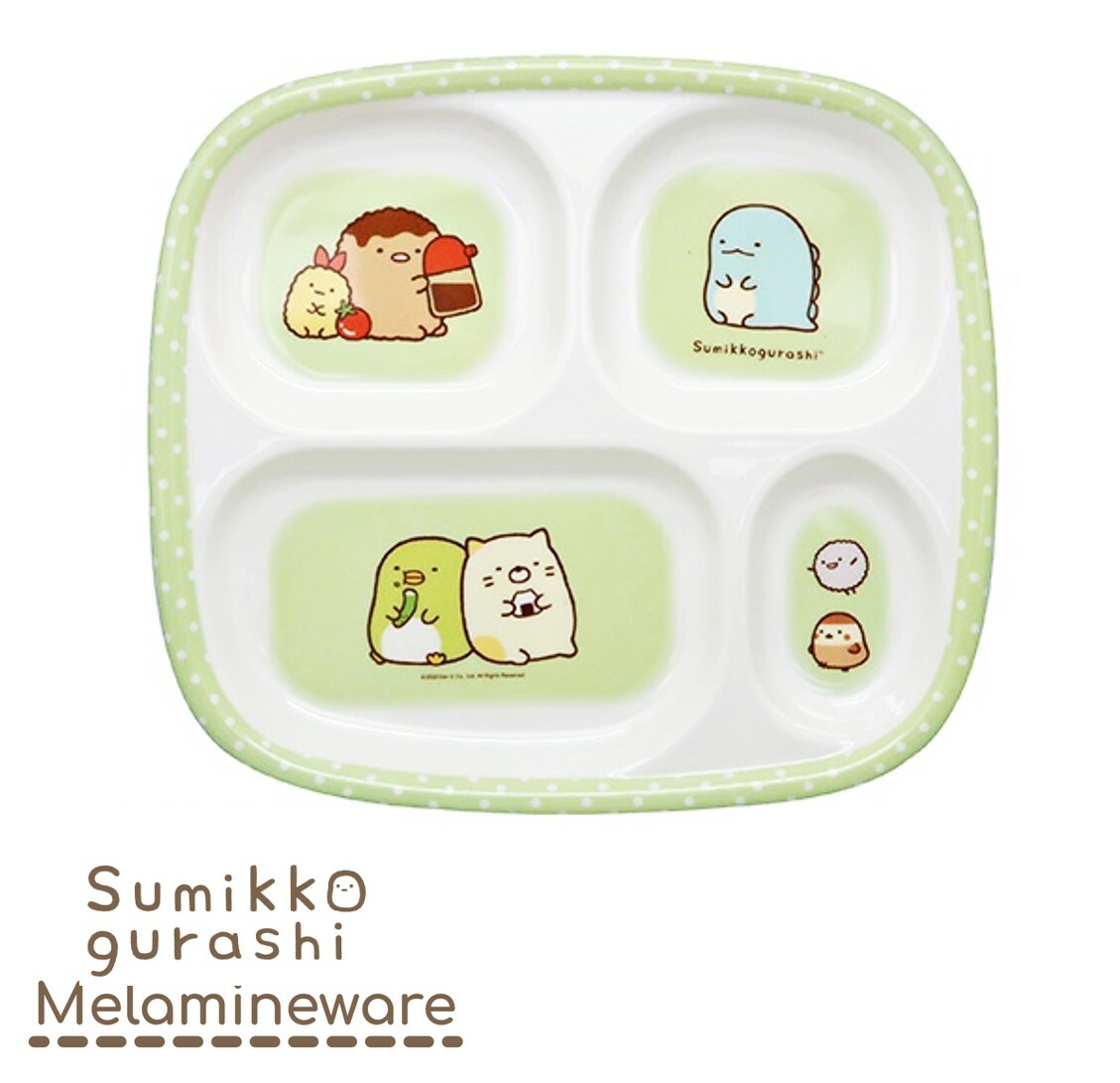 角落生物 10.4" 方形隔碟 (科學瓷)