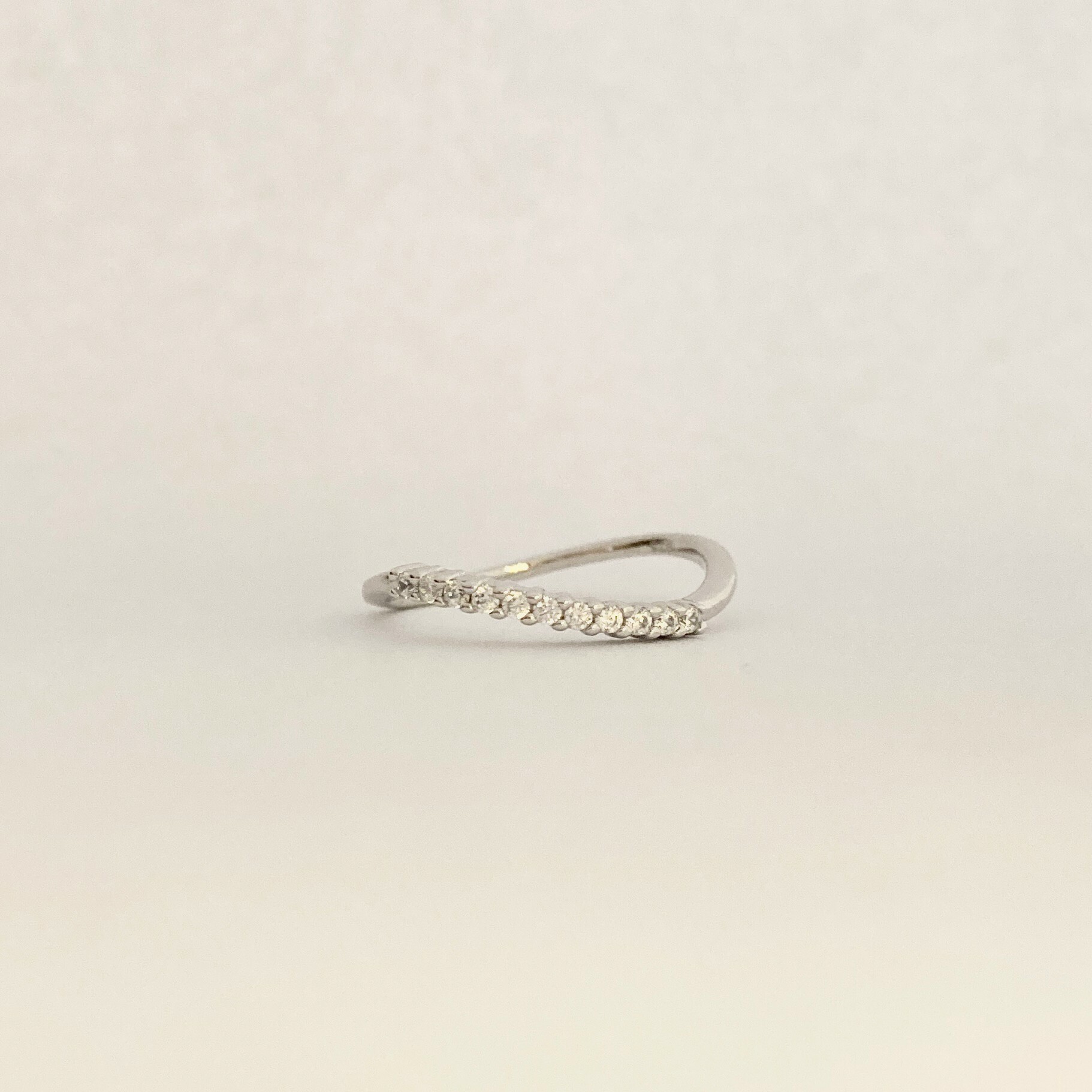 經典流線 純銀戒指