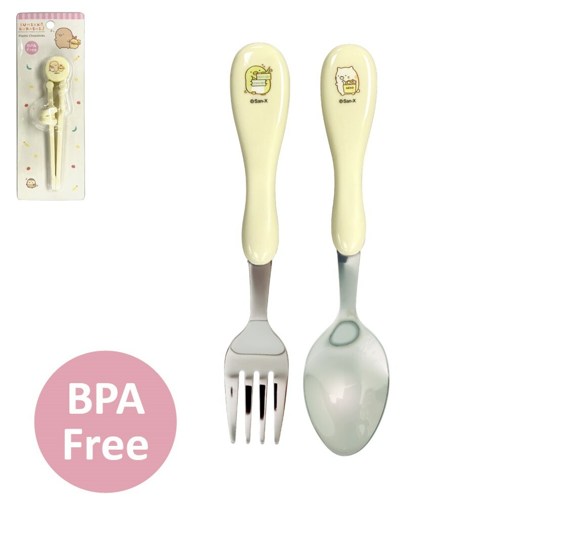 角落生物 兒童不鏽鋼餐具組合