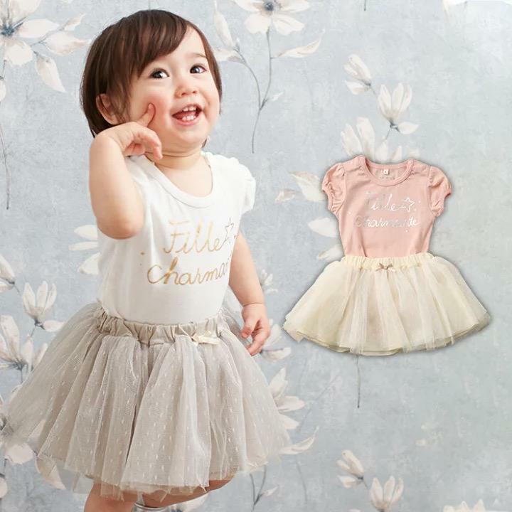 (現貨) 🇯🇵100%日本直送Bodysuit+紗裙仔set