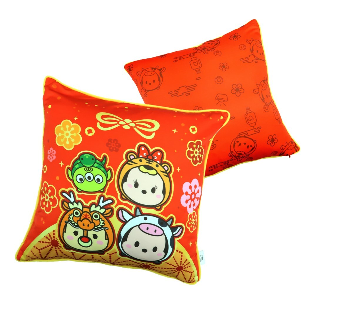 迪士尼 TSUM TSUM- 咕臣 抱枕(新年版)