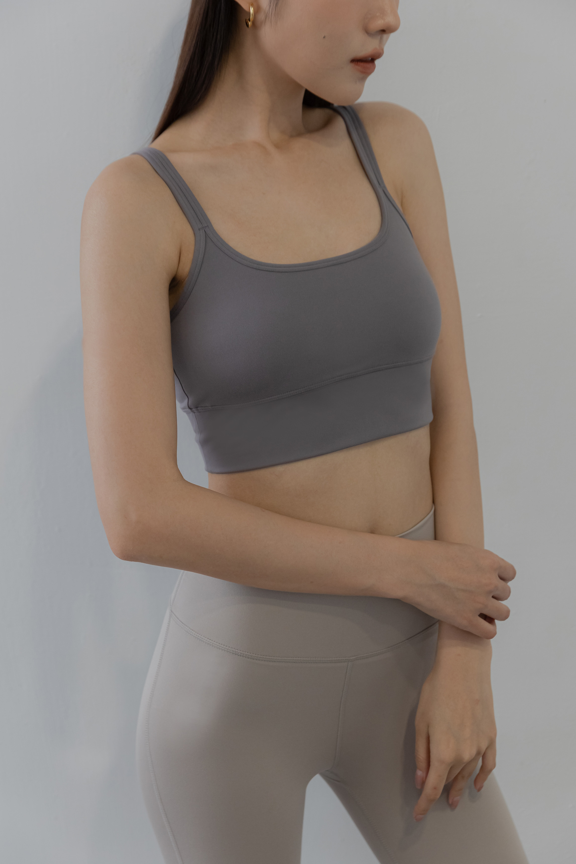 Shyni Strappy Back Bra Top- 藕紫