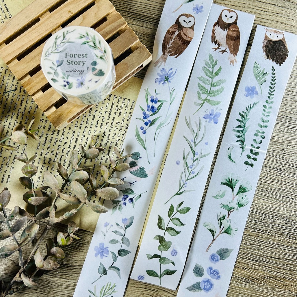 wwiinngg．森野物語 4cm日本和紙膠帶 <整捲/分裝>