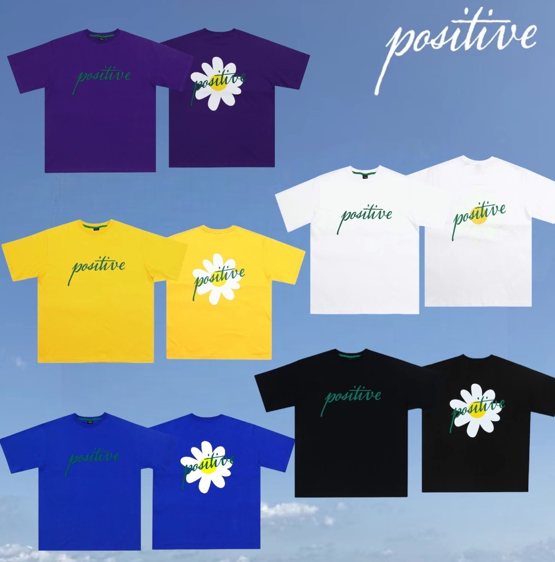 韓國連線 Positive 正韓 基本logo tee 小花logo 發泡字體 材質真的好 限量開團。