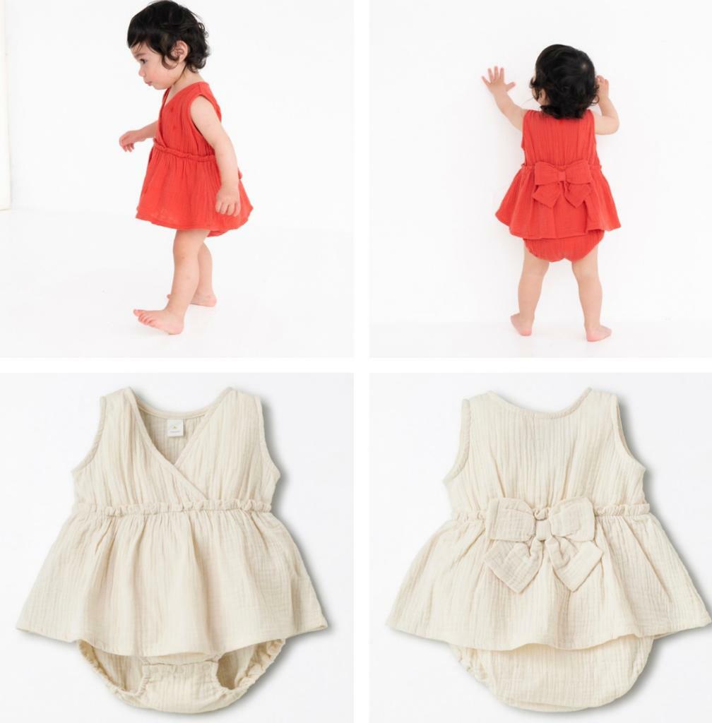 (現貨)🇯🇵日本直送 蝴蝶結Bodysuit