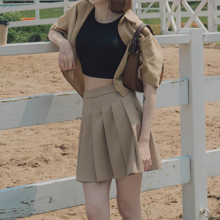 學院百褶短裙