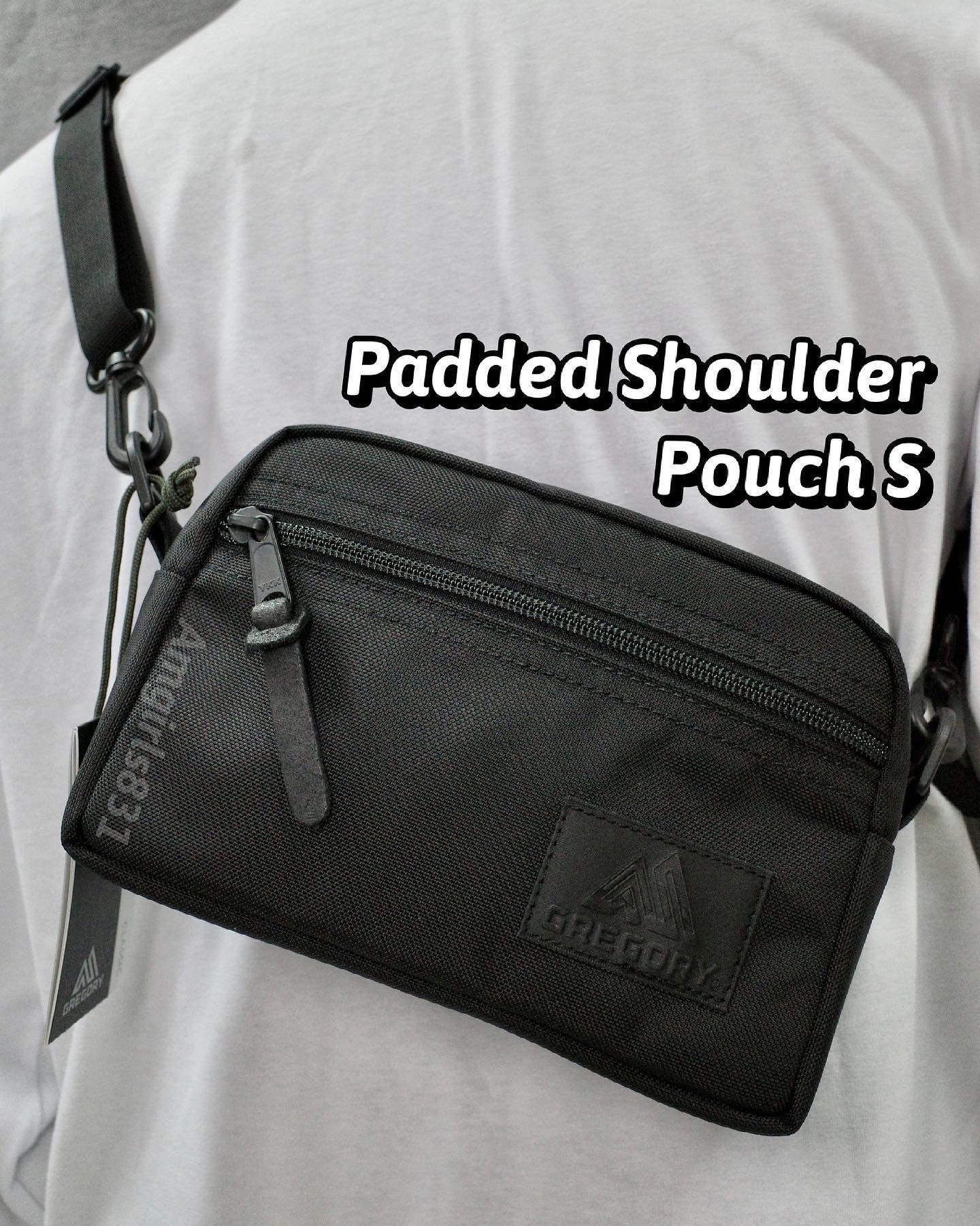 Gregory PADDED SHOULDER POUCH S all black