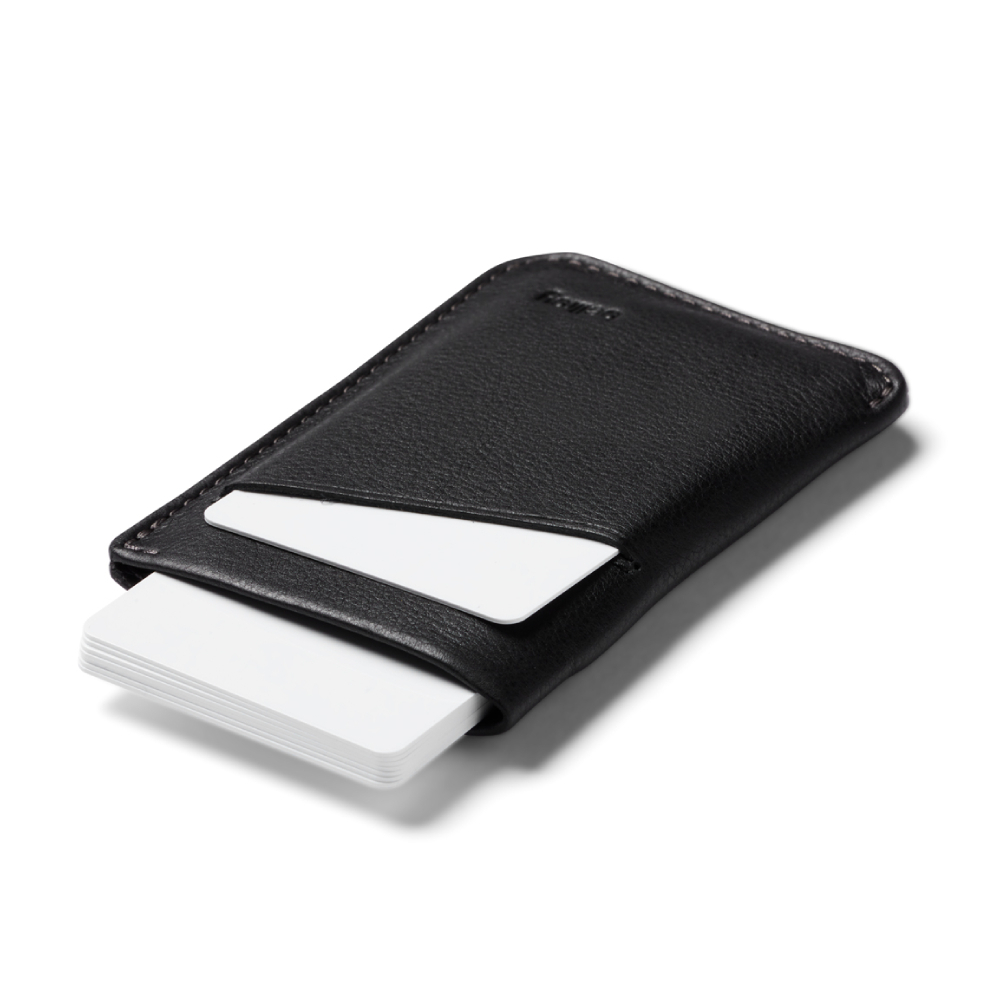 澳洲 Bellroy｜Card Sleeve 真皮票卡鈔票皮夾 - 曜石黑