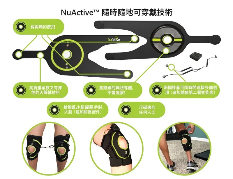 NuActive 可穿戴式膝蓋訓練器及按摩器｜緩解僵硬｜EMS技術【10/19 截單，預計 :10月尾至11月中發貨】】