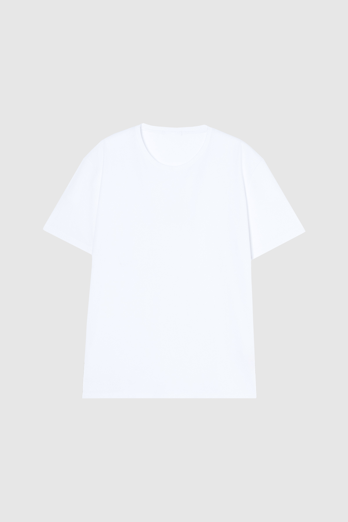 MONO 刺繡短袖T-SHIRT 男（亮白）