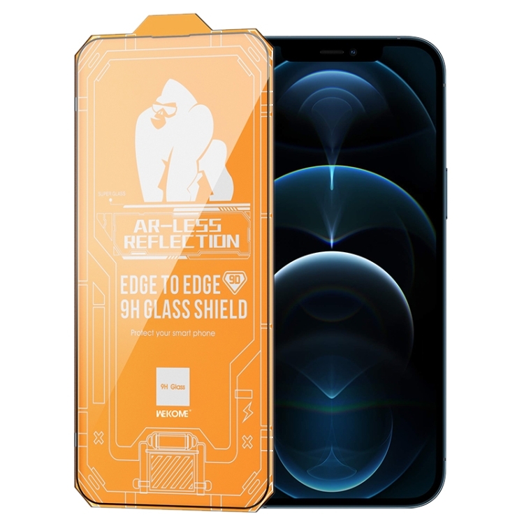 WEKOME - iPhone 14系列 八甲金剛系列 • 康寧9D曲面高清鋼化膜 全覆蓋 電鍍防指紋 高清玻璃保護貼