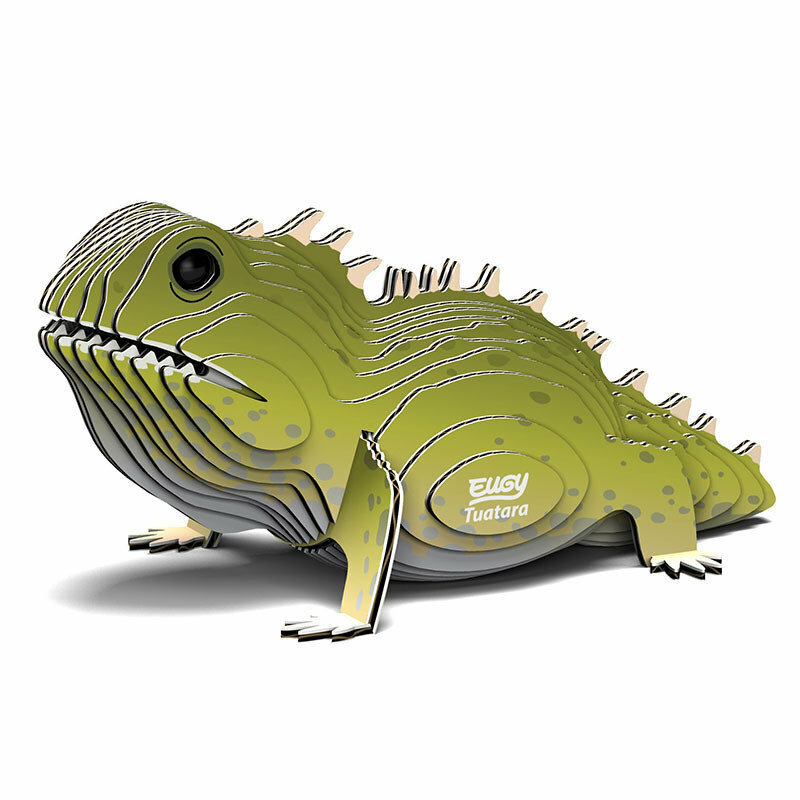 EUGY 3D Cardboard Kit Set Model - 004 Tuatara
