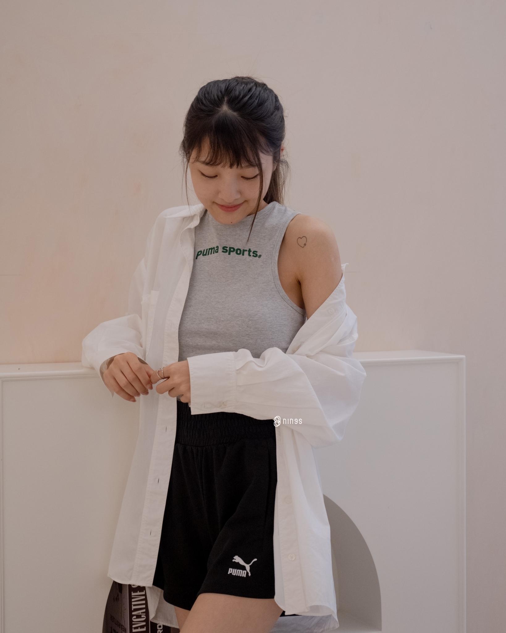 【現貨】PUMA P.TEAM 刺繡LOGO 休閒背心 灰色  62249304