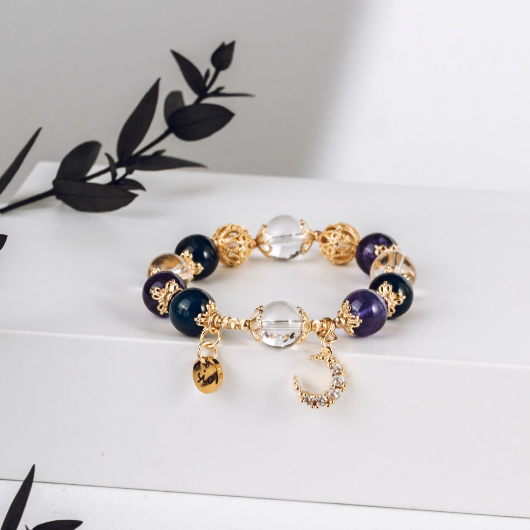 【月野】華麗款水晶手鍊-共四款可選