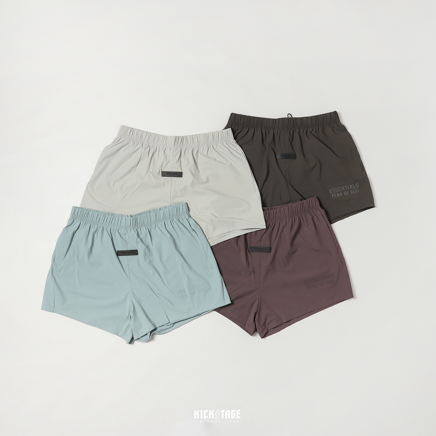 **特價商品售出不退換**FOG Fear Of God Essentials RUNNING SHORT 四色 滑面 跑步短褲【160BT224040F】