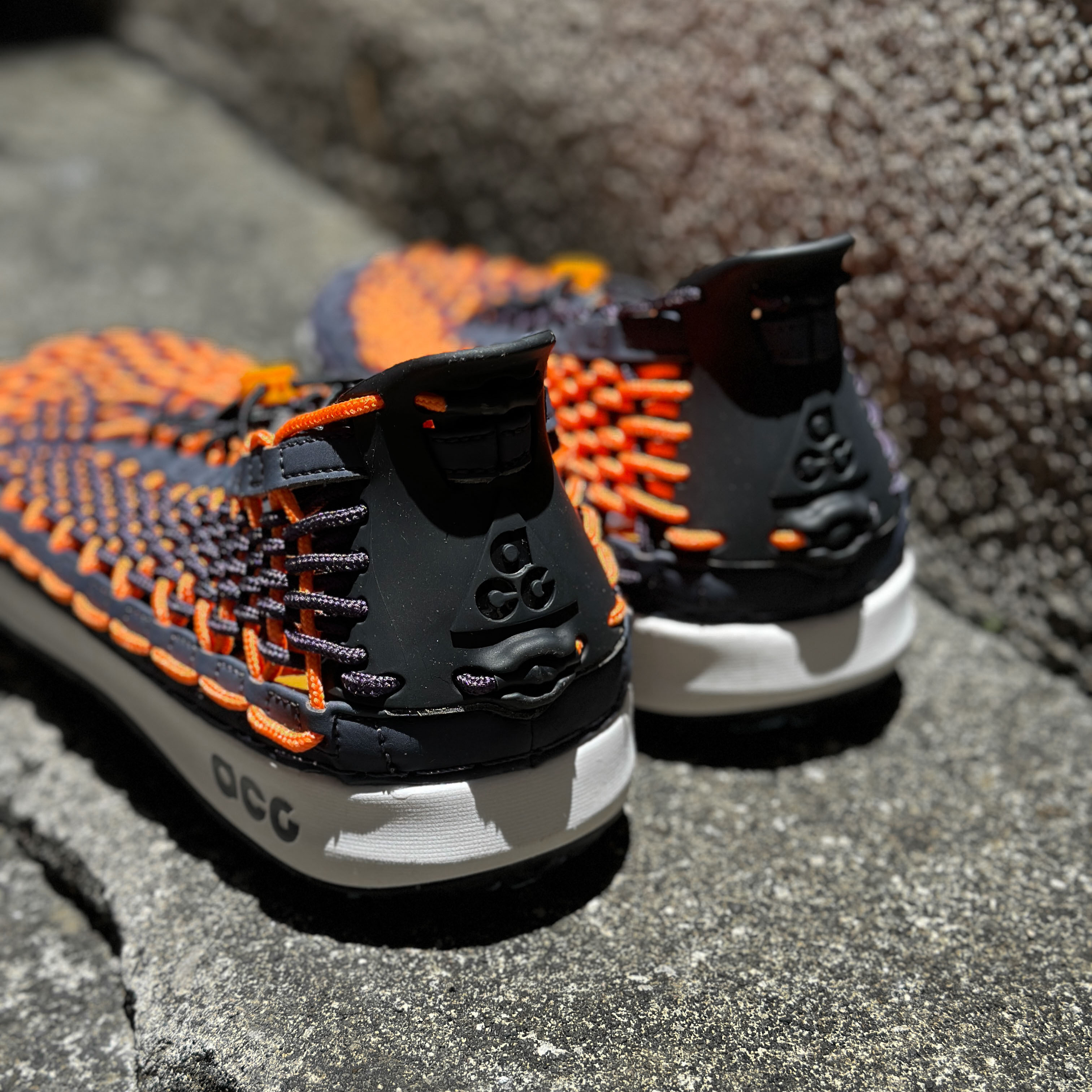 Nike ACG Watercat+ Bright Mandarin Gridiron男鞋女鞋黑橘編織