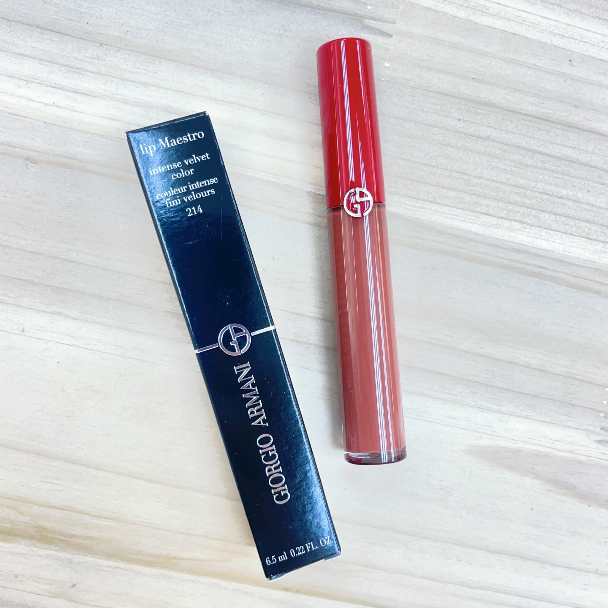 GIORGIO ARMANI 絲絨啞亮唇釉 (214)