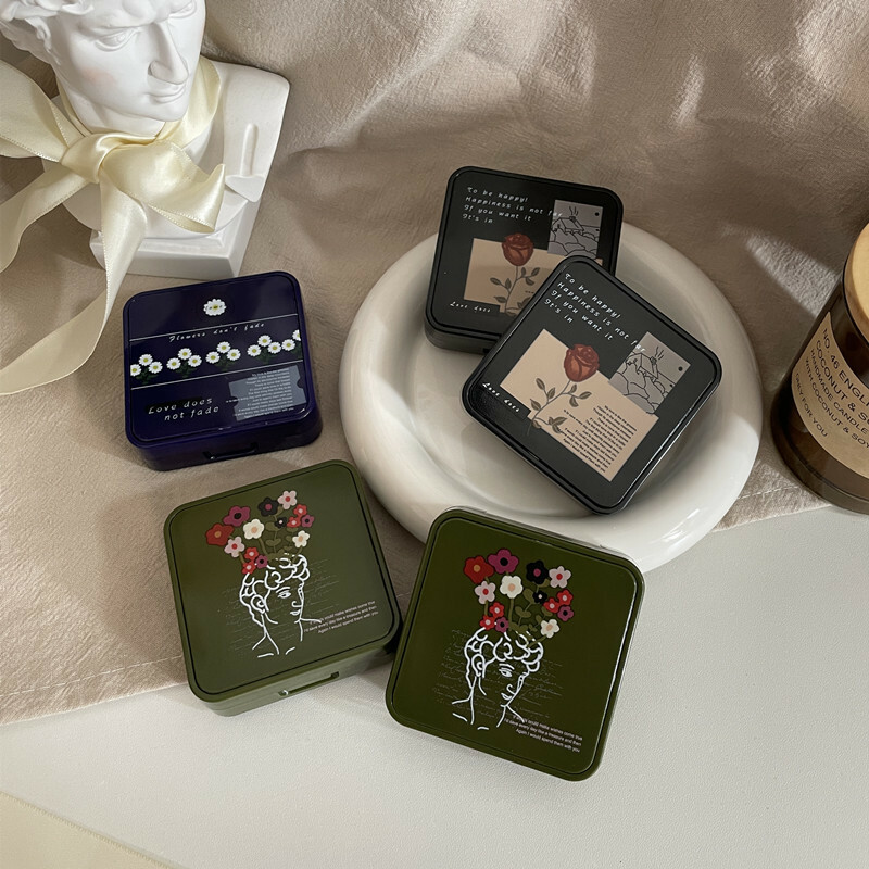 《2259》簡約復古之花隱形眼鏡盒