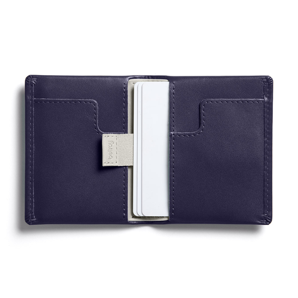 澳洲 Bellroy｜Slim Sleeve 真皮翻蓋鈔票錢包 - 海軍藍