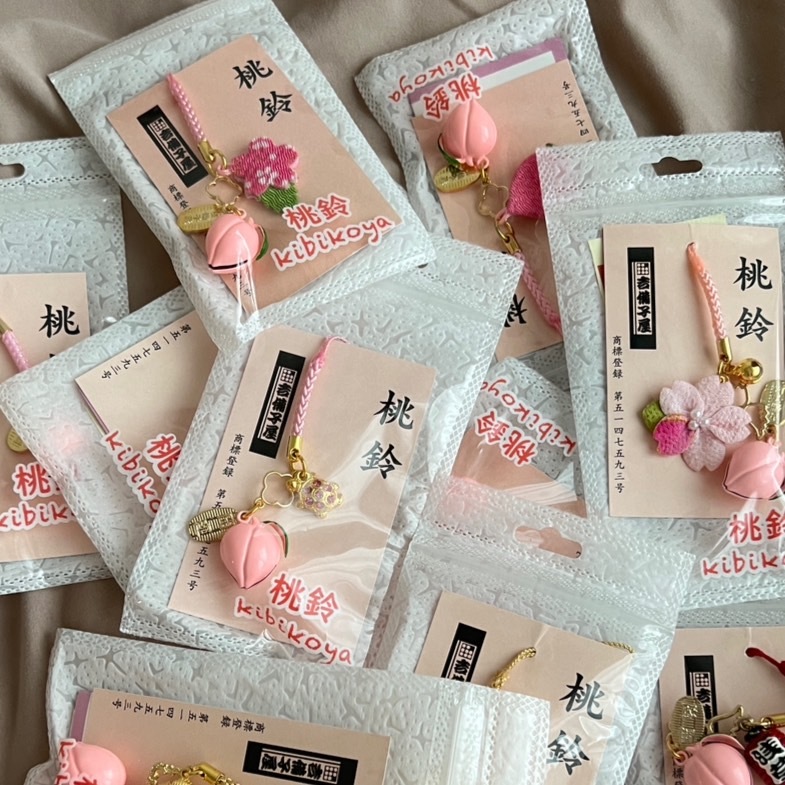 #現貨供應 🇯🇵日本東京淺草寺桃鈴 老奶奶寶藏金桃鈴 8款 大配飾或金配飾