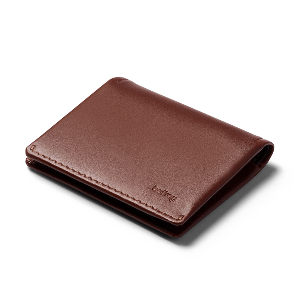 澳洲 Bellroy｜Slim Sleeve 真皮翻蓋鈔票錢包 - 深棕色