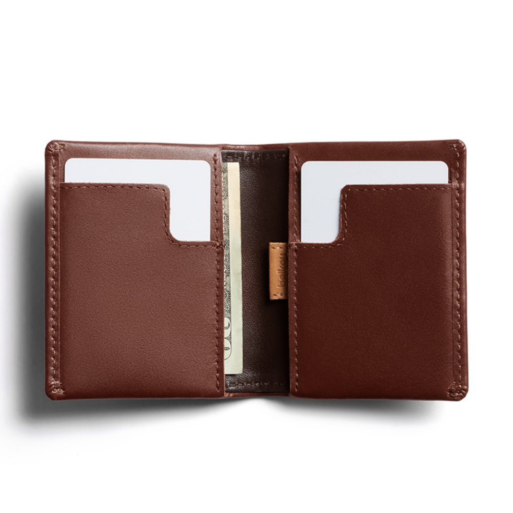 澳洲 Bellroy｜Slim Sleeve 真皮翻蓋鈔票錢包 - 深棕色