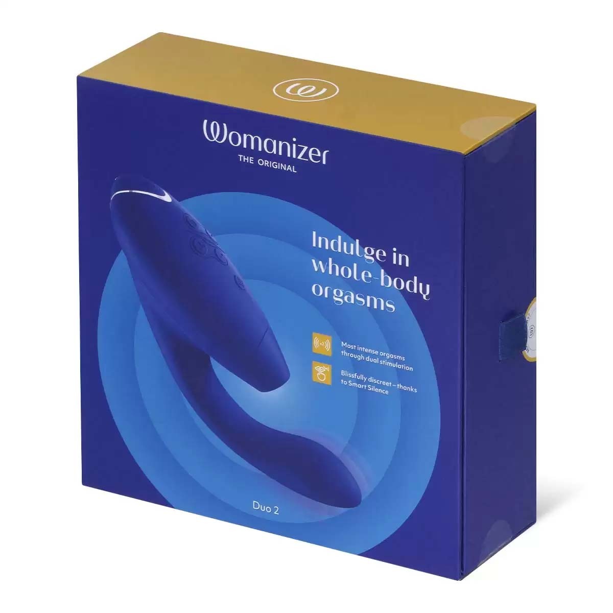 德國 Womanizer Duo 2 G點震動智能吸啜震動器（午夜藍）