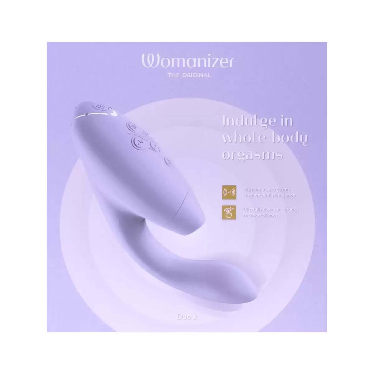 德國 Womanizer Duo 2 G點震動智能吸啜震動器（紫丁香色）